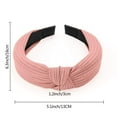thumbnail image 3 of HBlife 10 Pcs Headbands for Women, Wide Knotted Headbands for Women Hair, Fashion Knitted Hair Hoops Solid Color Hair Accessories, 3 of 8