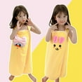 Children‘s bath towel bathrobe Wrap shower skirt Super soft children‘s