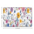 thumbnail image 5 of Pioneer Flower Floral Print Flannel Non Slip Door Rugs,Washable Door Mats Indoor,Decorative Door Mats,Dirt-Resistant and Absorbent Doormat for Entrance,Bedroom,Kitchen,Bathroom,23.5"x16", 5 of 5
