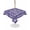 Purple, variant on Outdoor Tablecloth with Umbrella Hole for Patio/Picnic/Party/Camping, Blue Plaid Waterproof Table Cloth Rectangle Table Cover Washable, Modern Simple Watercolor Buffalo Lattice (60"x 120")