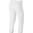 thumbnail image 2 of Nike Womens 3/4 Length Vapor Select Softball Pants White | Black L, 2 of 2