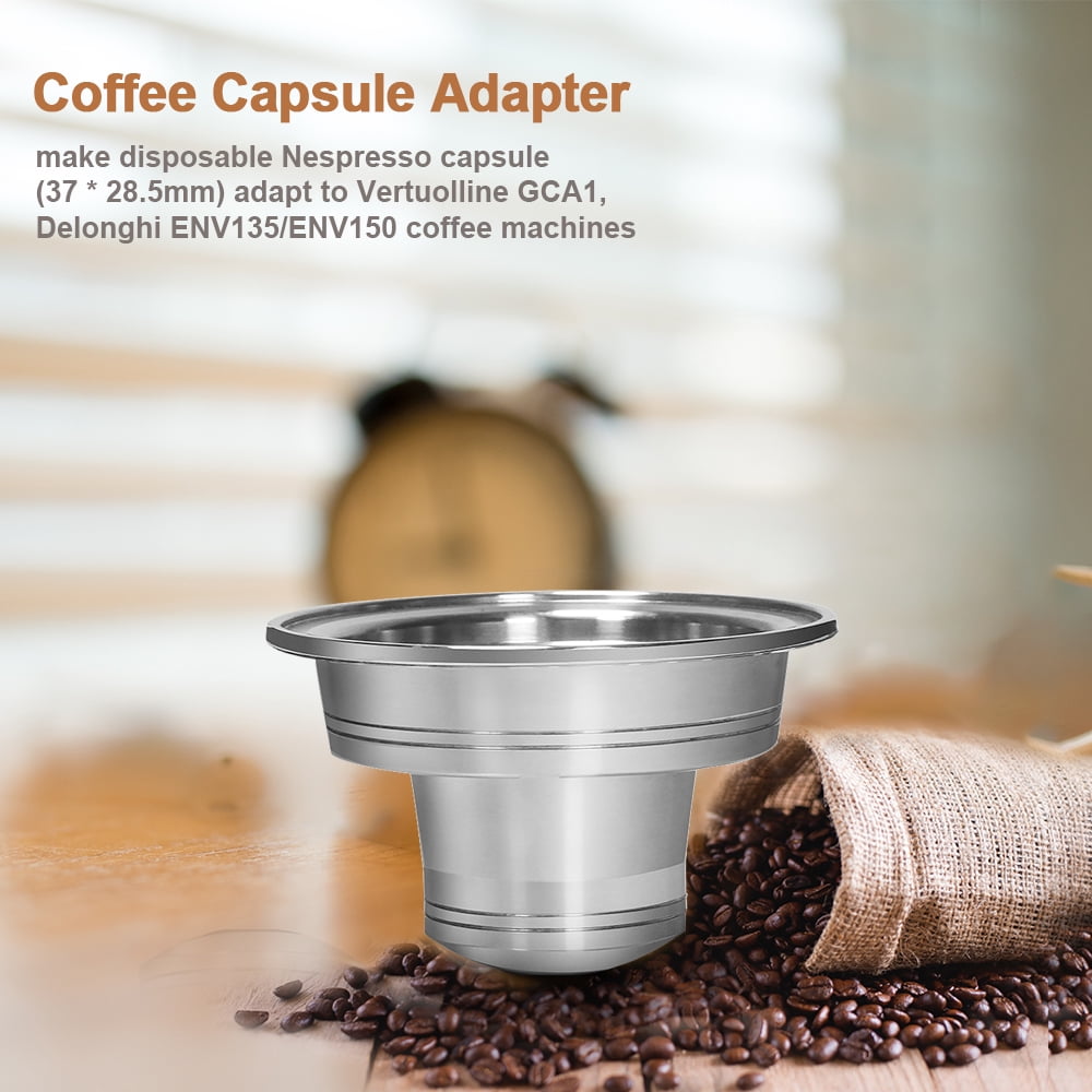 Coffee Capsule Adapter Stainless Steel 