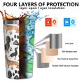 thumbnail image 3 of Dachshund Footprint 10oz Tumblers Stainless Steel Tumbler with Lid and Straw,Vacuum Insulated Double Wall Travel Tumbler Cups with Cleaning Brush for Coffee, Tea, 3 of 4