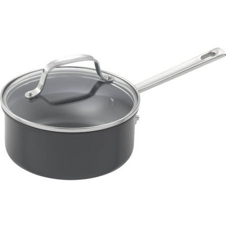 emeril lagasse sauce pan with lid set of 2 walmart com