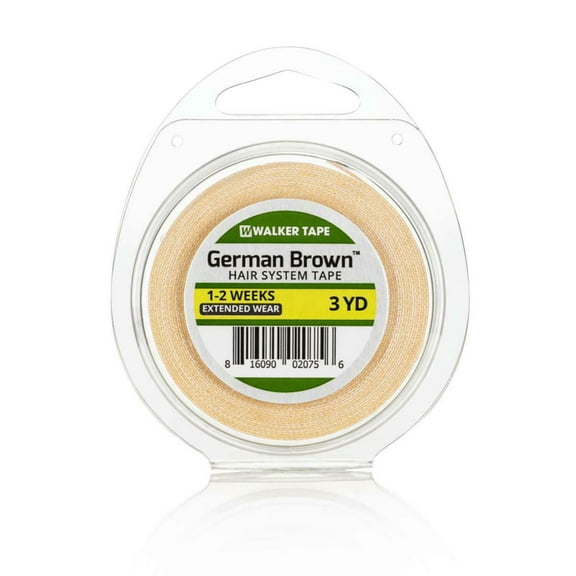 Walker German Brown Liner Cloth Hairpiece Tape Roll 1/2" x 3 yards toupee wig