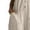 White, variant on Miluxas Ladies' Casual V-Neck Solid Sleeveless Jumpsuit – Cotton Linen Button-Down Wide Leg Jumpsuit with Pockets Casual Vacation Outfits White
