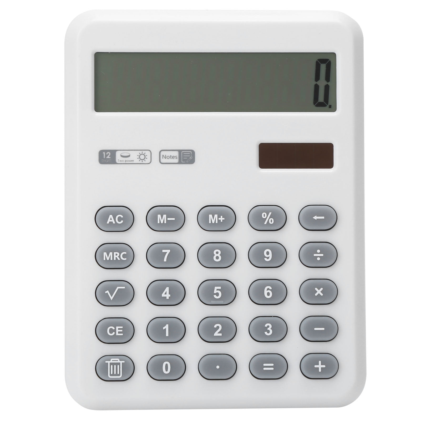 LHCER Business Calculator,Office Calculators,Calculator Pull‑Out Drawing  Portable Handheld White Desk Calculator With Built‑In Battery For Student
