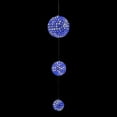 thumbnail image 6 of Alpine Corporation 3-Tier Ornament String Holiday Decoration with LED Lights, Blue/White, 6 of 13