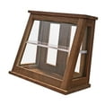 thumbnail image 4 of lionlar Dollhouse Bakery Display Cabinet 1:12 for Store Scene Photography Props Accs Walnut Rear Door, 4 of 9