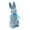 Blue #2, variant on Easter Bunny with Bowtie Plush Flocked Rabbit Figurine Desktop Gift for Table Living Room Home Party Spring Decor 8.66 Inch