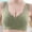 Green, variant on Ovbmpzd V Neck Everyday Underwear Bras for Women No Underwire Embroidery Beige Supportive Bras Sleep Comfy Wirefree Bras Plus Size,L