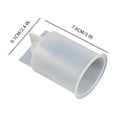 thumbnail image 2 of Candle Shaped Silicone Candlesticks Wave Stripe Pillars Modern Appliances, 2 of 3