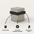 thumbnail image 2 of Mega Handles Square Door Stopper, 1.5 Inch, Floor-Mounted Wall Protector for Hardwood & Carpet Floors, Shock Absorbing Design, Quick Installation, 2 of 5