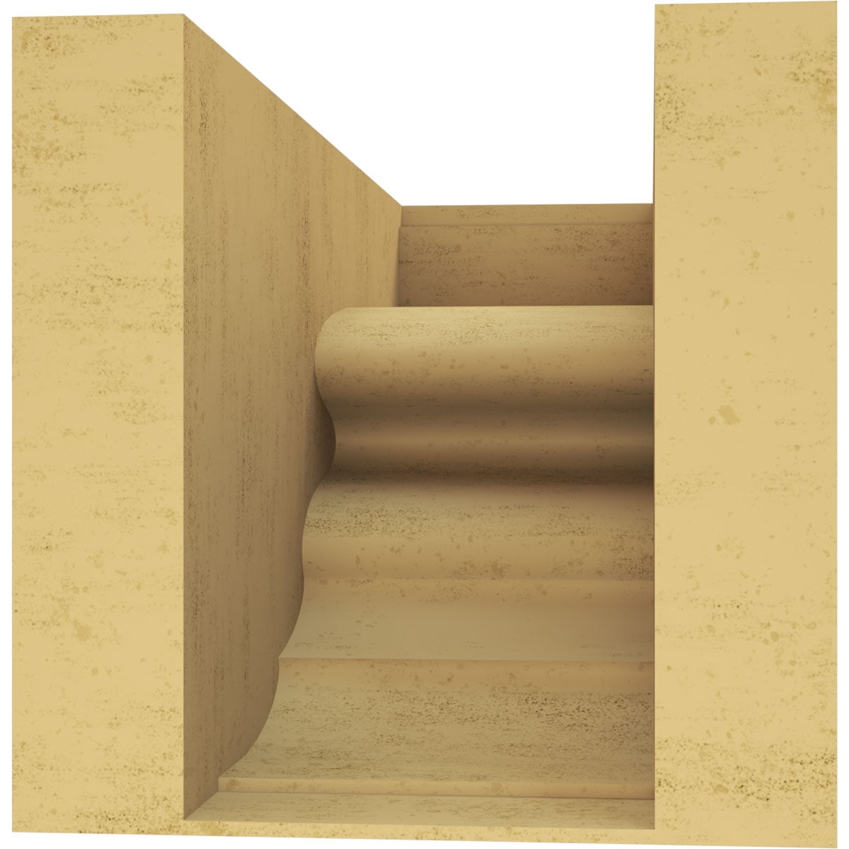7"W x 14"D x 7"H Wide Highland Rough Cedar Woodgrain TimberThane Corbel, Primed Tan
