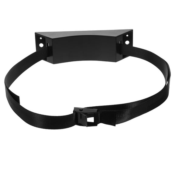 KONTONTY Heavy Duty Black Nylon Gas Cylinder Retention Strap for Secure Wall Mounted Propane Tank
