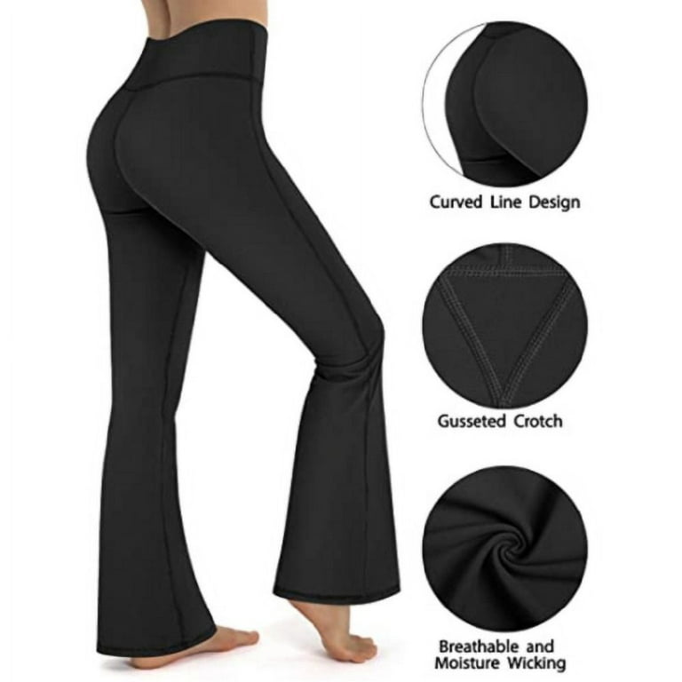 Zhaomeidaxi Yoga Pants with Pockets for Women High Waist Workout Pants  Tummy Control, Work Pants for Women 