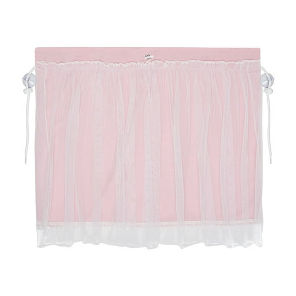 Edge Auto Window Screens Car Window Sun Protections Curtain, Machine Washable Car Window Covers, Natural Fabrics Side Window Sun Shade (pink)