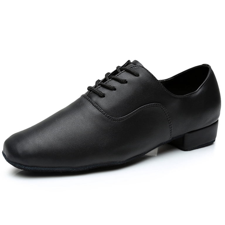 Men's Ballroom Dance Shoes - Latin Dance Shoes With 4cm Heel, Suede Sole, Handmade In Germany