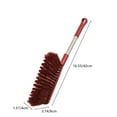 thumbnail image 3 of 16.5" Hand Broom Soft Bristles Bench Brush, Electrostatic Sweeping Brush with Handle, Lightweight Dusting Brush, Handheld Small Broom, Comfortable for Car, Bed, Couch, Desk, Sofa, Furniture, 3 of 7