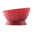 thumbnail image 2 of Large Capacity Hand-Painted Ceramic Oblique Pet Feeder Bowl High Foot Design Oblique Feeder Bowl Elevated Oblique Ceramic Pet Bowl Anti-Overturning Ceramic Feeder Bowl, 2 of 7