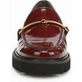 thumbnail image 3 of Franco Sarto Women's Senna Lug Sole Loafer Dark Red Patent 7.5M, 3 of 6
