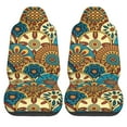 thumbnail image 1 of LAKIMCT Geometric Abstract Flowers Car Seat Covers Vehicle Front Seat Covers Universal Fit Seat Protector, 1 of 1
