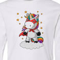 thumbnail image 4 of Inktastic Super Unicorn Long Sleeve Youth T-Shirt, 4 of 5