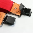 thumbnail image 2 of 2 inch Casual Men Women Partial Elastic Tradesperson's Red Suspenders For Wedding, 2 of 6