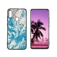 thumbnail image 1 of Compatible with Samsung Galaxy A11 Phone Case, Blue-Marble999-86 Case Silicone Protective for Teen Girl Boy Case for Samsung Galaxy A11, 1 of 1
