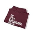thumbnail image 4 of Bodybuilding Hoodie, Gifts, Hooded Sweatshirt, 4 of 4