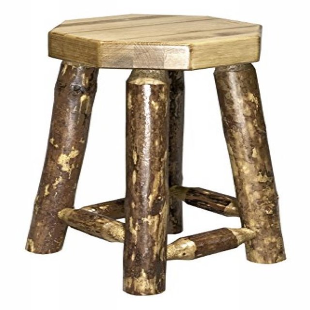 Montana Woodworks Glacier Country Collection Counter Height Backless Barstool