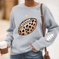 thumbnail image 2 of AnuYalue Women's Sweatshirt Casual Crew Neck Long Sleeve Pullover Shirts Solid Loose Soft Outdoor Basic Top for Fall, 2 of 5