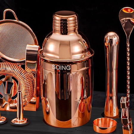 11-Piece Mixology Bartender Kit with Stand, Bar Tools Set for Home Cocktail Making