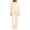 Beige, variant on Women's Two Piece Outfits Sweatsuit Lounge Set Long Sleeve Oversized Crewneck Sweatshirt Elastic Waist Jogger Pants Tracksuit 2026 Fall Track Outfit Sets