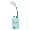 thumbnail image 4 of Kids Reading Light Cartoon Bunny USB Charging Omnidirectional Gooseneck Safe Durable Storage Box Warm Light Kids Desk LampGreen, 4 of 5