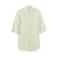thumbnail image 4 of Idoravan Women Sets Clothing Clearance Womens Solid Color Single Breasted Short Sleeve Shirt Shorts Loose Casual Suit, 4 of 9