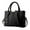 Black, variant on PU Leather Shoulder Tote Bag Crossbody Purses and Handbags Fashion Large Capacity Top Handle Satchel Bags for Women Ladies "Black"