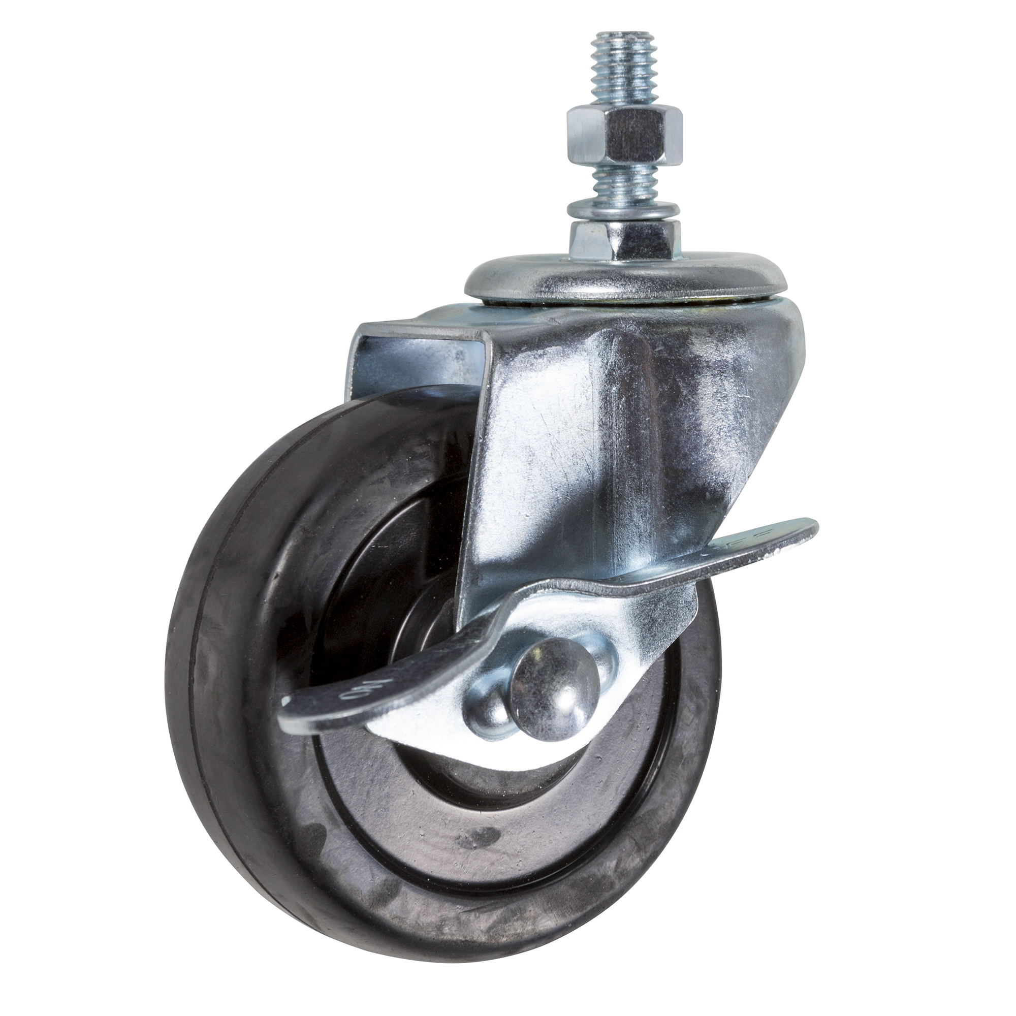 Econoco ACT3LK 3" Locking Caster 100lb Weight Capacity 3/8" x 1