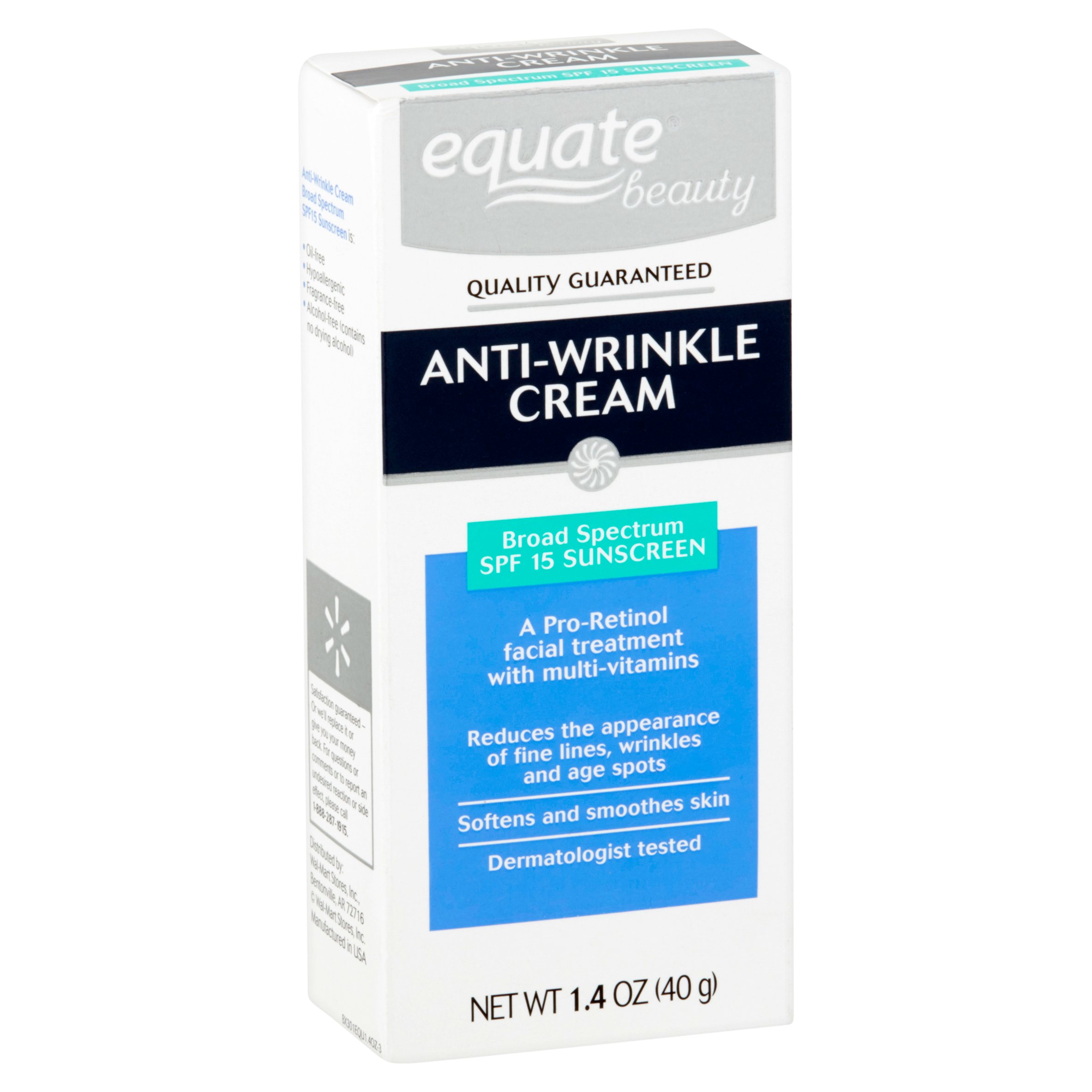 Equate Anti-Wrinkle Cream, SPF 15, 1.4 Oz. - image 2 of 5