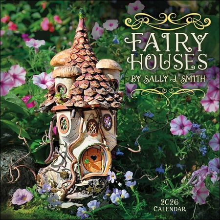 Fairy Houses 2026 Wall Calendar, (Paperback)