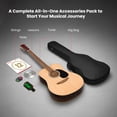 thumbnail image 2 of Fender FA Series Dreadnought Acoustic Guitar - Natural w/ Gig Bag, 2 of 9