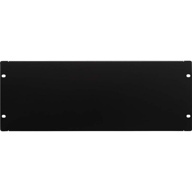 Navepoint 4U Blank Rack Mount Panel Spacer for 19-Inch Server Network Rack Enclosure Or Cabinet Black