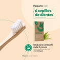 thumbnail image 3 of Cepillos Dentales de Bambú para Niños | Kit de 6 piezas | Cerdas Suaves de Nylon sin BPA | B Life, 3 of 7