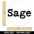 thumbnail image 2 of Sage Herb Fun Text Self-Inking Rubber Stamp Ink Stamper - Pink Ink - Medium 1 Inch, 2 of 7