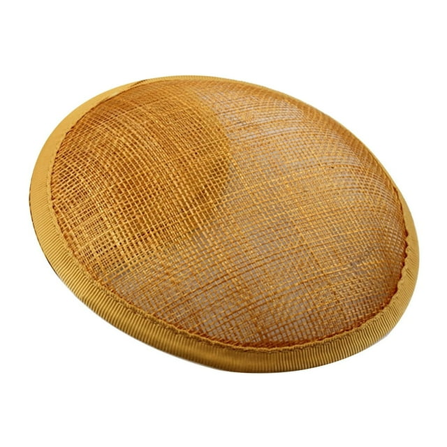 Women Sinamay Cocktail Hat Fascinator Base Millinery DIY Craft Accessory