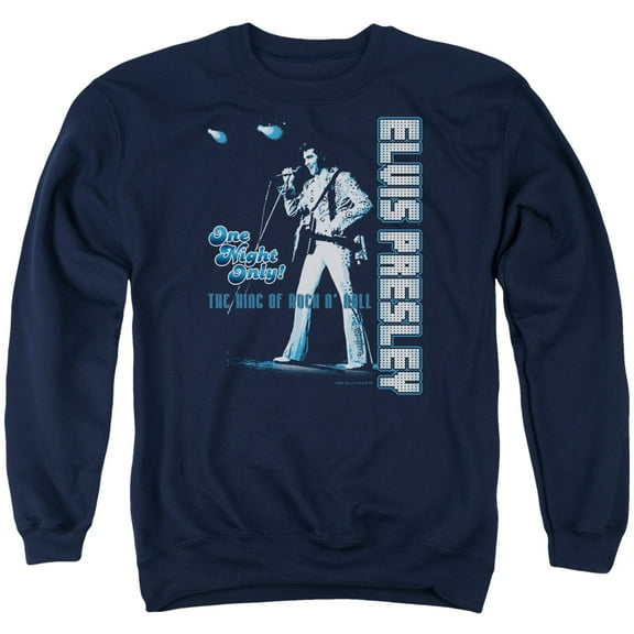 Elvis Presley - One Night Only - Crewneck Sweatshirt - Large