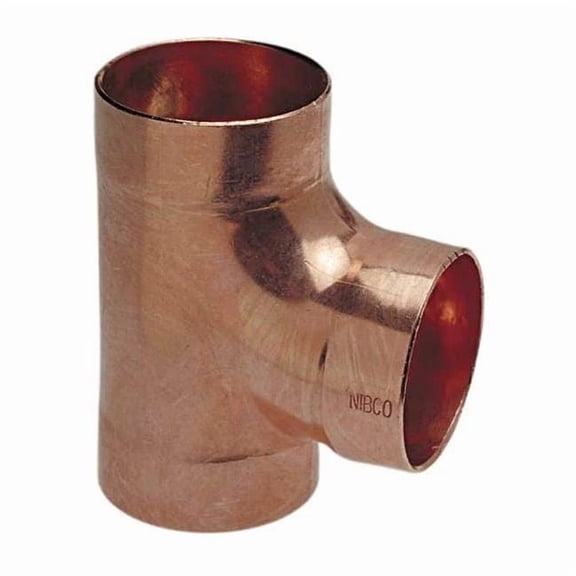 Nibco Reducing Tee,Wrot Copper,2"x2"x1-1/2" 911R 2X2X11/2