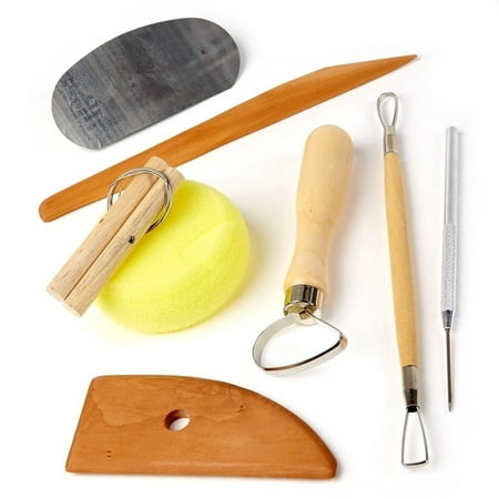 CLAY POTTERY TOOL KITS 8 PC SET Ceramics Wax Carving Sculpting (Best Pc Troubleshooting Tools)