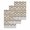Brown/Gray, variant on Brown Pine Leaves Kitchen Dish Towels for Drying Dishes Set of 2, Abstract Art Geometric Gray Plaid Waffle Weave Microfiber Hand Tea Bathroom Towels Quick Dry & Absorbent Towel 15.7x23.6