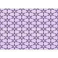 thumbnail image 1 of Ahgly Company Indoor Rectangle Patterned Purple Flower Purple Area Rugs, 8' x 12', 1 of 6